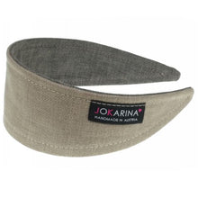 Laden Sie das Bild in den Galerie-Viewer, WENDEHAARREIFEN LEINENOPTIK LOAM/CAPPUCCINO